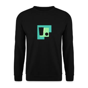 Beerpong Beer Pong Beer Bottle - Unisex Sweatshirt - black - Front - Alina (178cm) & Michal (187cm)