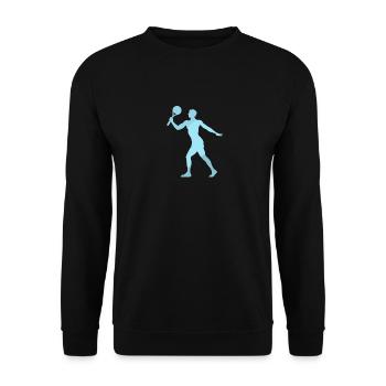 Beach Tennis Beach Ball Beach Tennis - Unisex Sweatshirt - black - Front - Alina (178cm) & Michal (187cm)