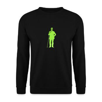 Billiard Player Billiards Billiard Ball - Unisex Sweatshirt - black - Front - Alina (178cm) & Michal (187cm)