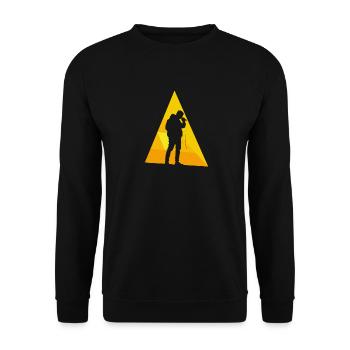 Beatbox Beatboxing Djing - Unisex Sweatshirt - black - Front - Alina (178cm) & Michal (187cm)