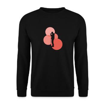 Beatboxer Beatboxing Beatboxer - Unisex Sweatshirt - black - Front - Alina (178cm) & Michal (187cm)