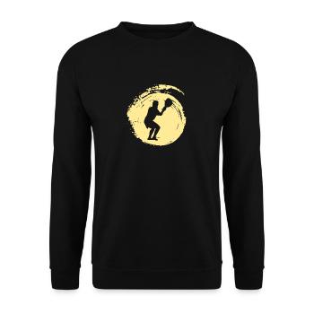 Lacrosse Lacrosse Raquette Intercrosse - Sweat-shirt Unisexe - noir - Devant - Alina (178cm) & Michal (187cm)
