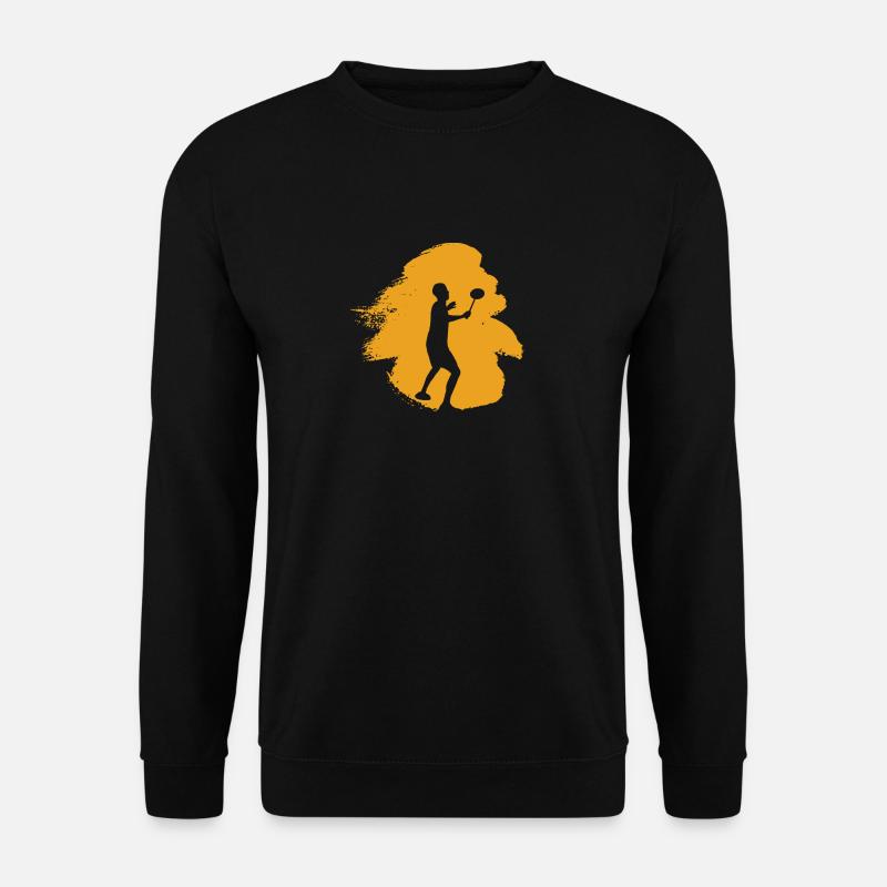 Badminton Badminton Smash - Unisex Pullover - Schwarz