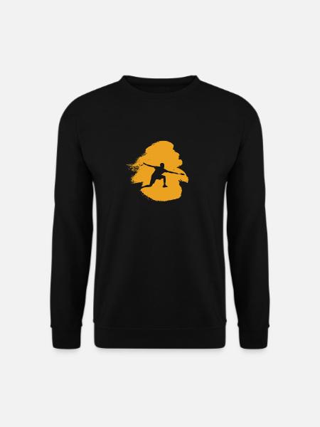 Badminton Drop Smash - Unisex Pullover - Schwarz