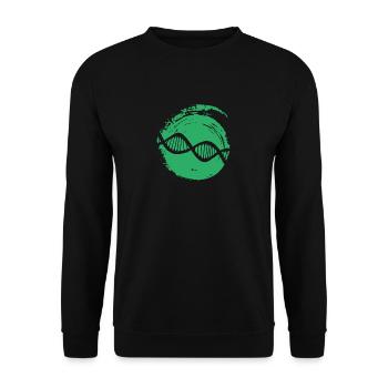 Biology DNA Bio - Unisex Sweatshirt - black - Front - Alina (178cm) & Michal (187cm)