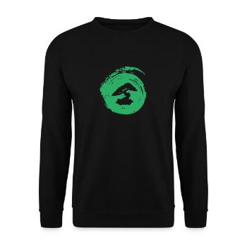 Baum Bonsai Bonsai Japanische Kunst - Unisex Pullover - Schwarz - Vorne - Alina (178cm) & Michal (187cm)