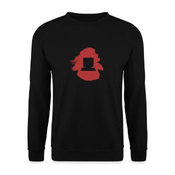 PC PC Computerarbeit - Unisex Pullover - Schwarz - Vorne - Alina (178cm) & Michal (187cm)