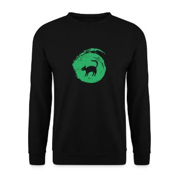 Fairy Tale Fairy Tale Unicorn - Unisex Sweatshirt - black - Front - Alina (178cm) & Michal (187cm)