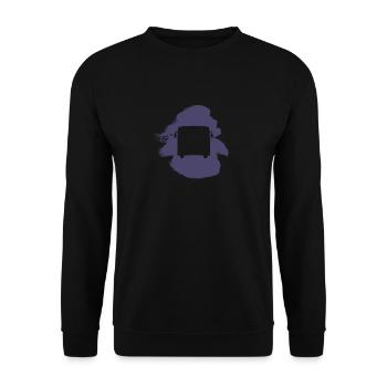 Bus, Bus, Public transport - Unisex Sweatshirt - black - Front - Alina (178cm) & Michal (187cm)