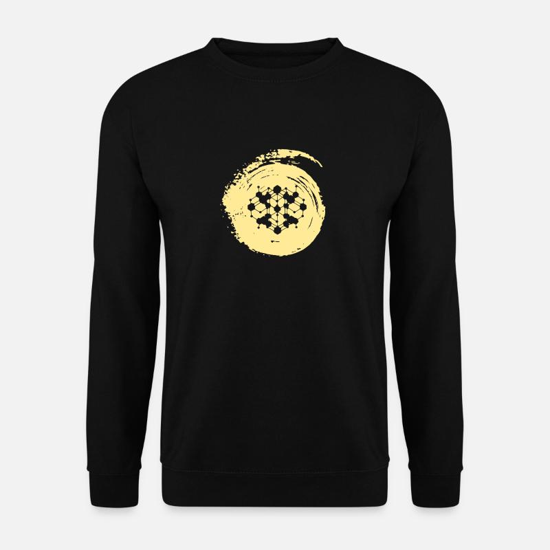 Cryptocurrency Bitcoin Blockchain - Unisex Sweatshirt - black