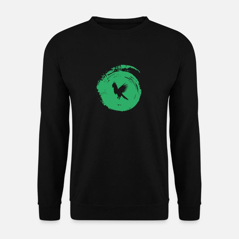 Perroquet Cacatoès Perroquet - Sweat-shirt Unisexe - noir