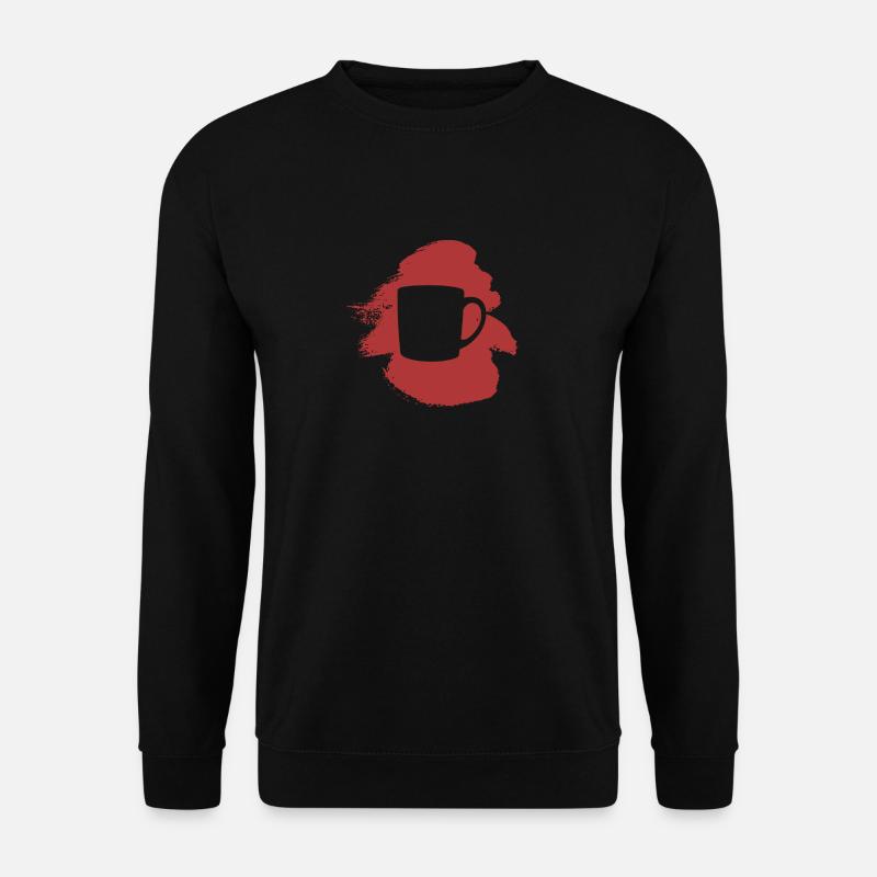 Kaffeebohne Koffein Kaffeebohne - Unisex Pullover - Schwarz