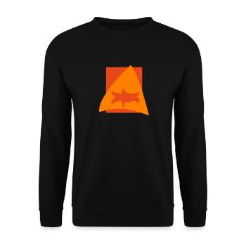 Kajak Ruder Kajak - Unisex Pullover - Schwarz - Vorne - Alina (178cm) & Michal (187cm)