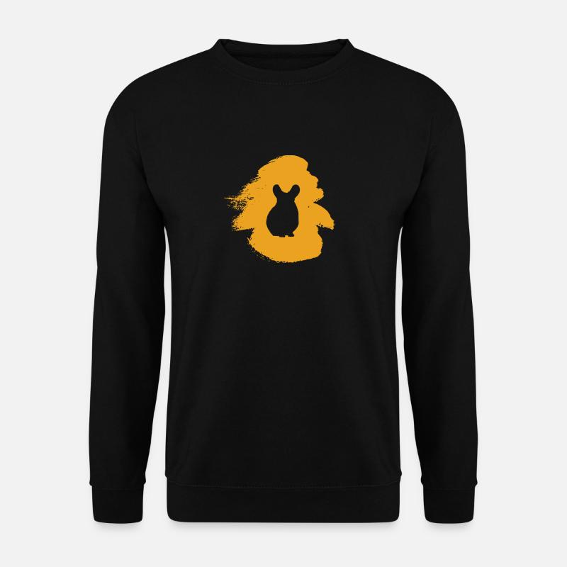 Hamster Chinchilla Mäuschen - Unisex Pullover - Schwarz