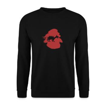 Märchen Kryptozoologie Fabelwesen - Unisex Pullover - Schwarz - Vorne - Alina (178cm) & Michal (187cm)