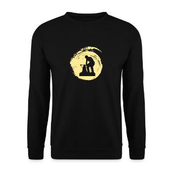 Forging Forming Forging - Unisex Sweatshirt - black - Front - Alina (178cm) & Michal (187cm)