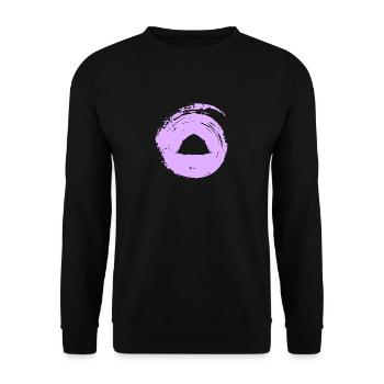 Zelt Pfadfinder Pfadfinder - Unisex Pullover - Schwarz - Vorne - Alina (178cm) & Michal (187cm)