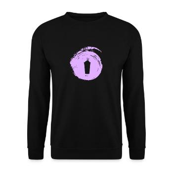 Boba Bubble Tea Boba Tee - Unisex Sweatshirt - black - Front - Alina (178cm) & Michal (187cm)