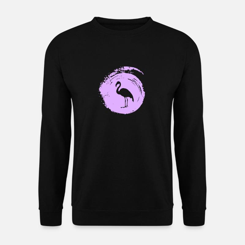 Exotisch Exotisch Flamenco - Unisex Pullover - Schwarz