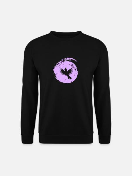 Funny Bird Bird - Unisex Sweatshirt - black