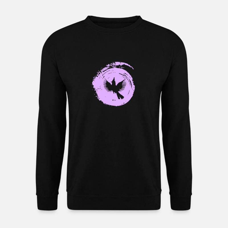 Funny Bird Bird - Unisex Sweatshirt - black