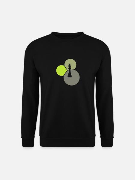 Checkmate Strategy Chessboard - Unisex Sweatshirt - black