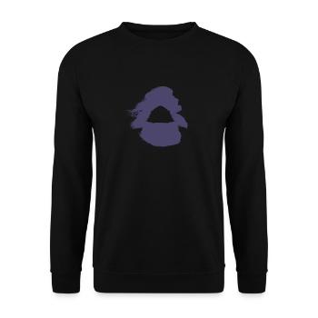Tent Camper Tents - Unisex Sweatshirt - black - Front - Alina (178cm) & Michal (187cm)