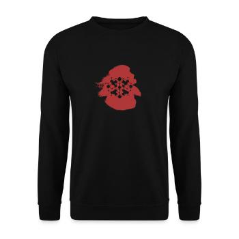 Cryptocurrency Cryptocurrency Bitcoin - Unisex Sweatshirt - black - Front - Alina (178cm) & Michal (187cm)