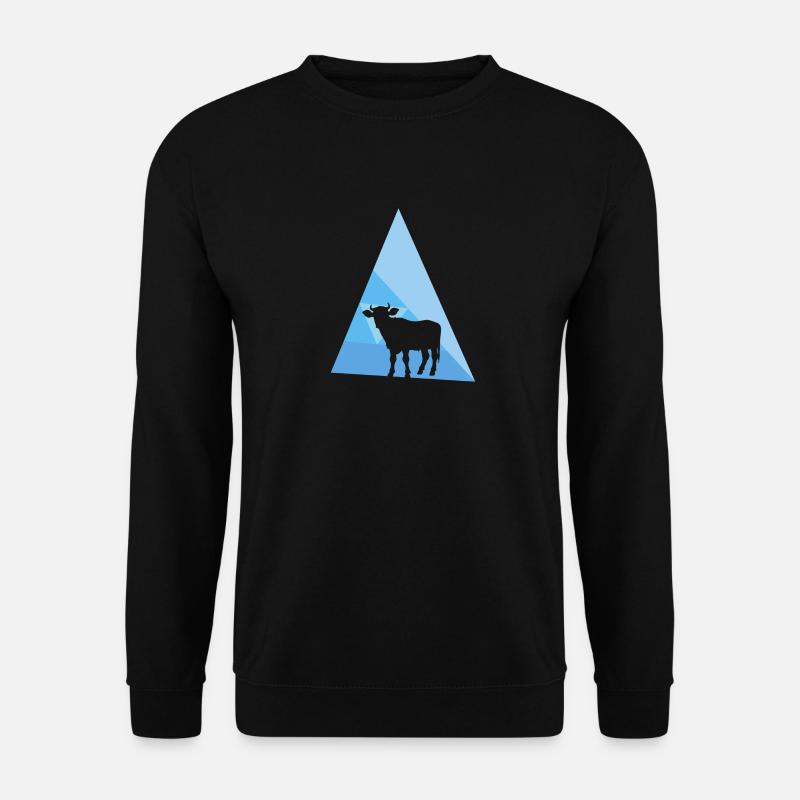 Lait de vache - Sweat-shirt Unisexe - noir