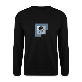 Botanik Pflanzen Pflanzen - Unisex Pullover - Schwarz - Vorne - Alina (178cm) & Michal (187cm)