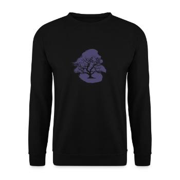 Horticulture Botanical Flowers - Unisex Sweatshirt - black - Front - Alina (178cm) & Michal (187cm)