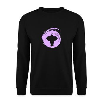 Chapiteau de cirque clown éléphant - Sweat-shirt Unisexe - noir - Devant - Alina (178cm) & Michal (187cm)