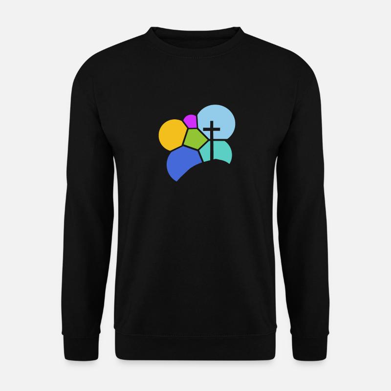Bibelvers Christ Kirche - Unisex Pullover - Schwarz
