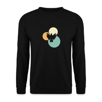 Cockatoos Cockatoos Cockatoos - Unisex Sweatshirt - black - Front - Alina (178cm) & Michal (187cm)