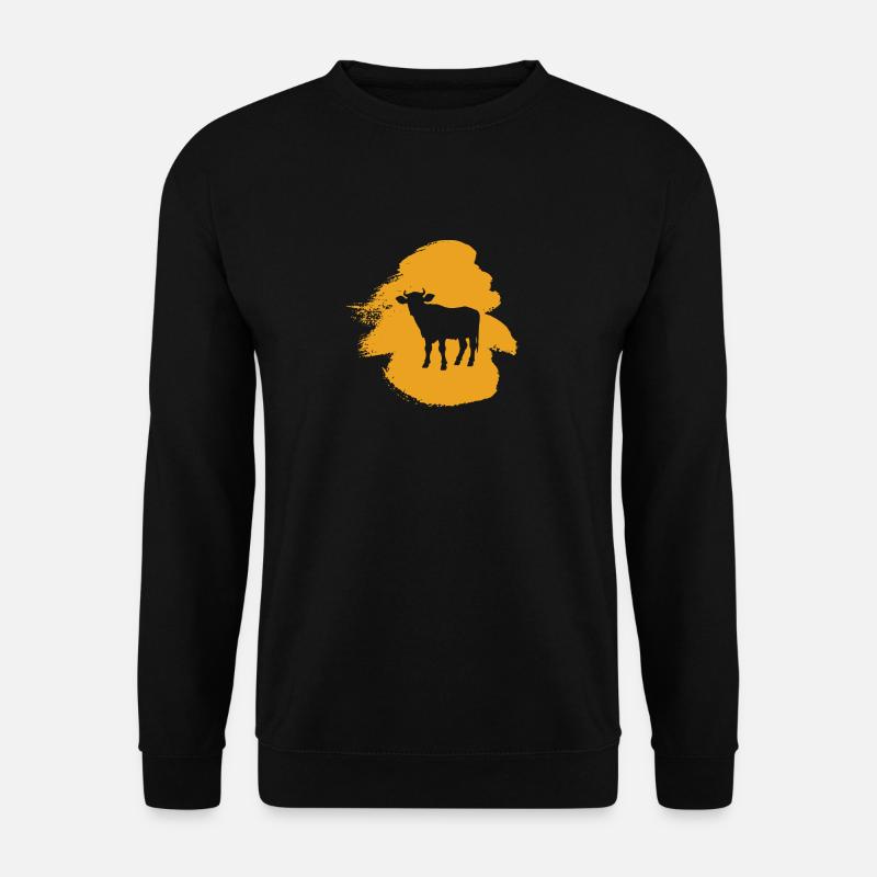 Rind Rind Kuh - Unisex Pullover - Schwarz
