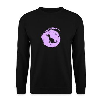 Fairy Tale Fable Mythical Beast - Unisex Sweatshirt - black - Front - Alina (178cm) & Michal (187cm)