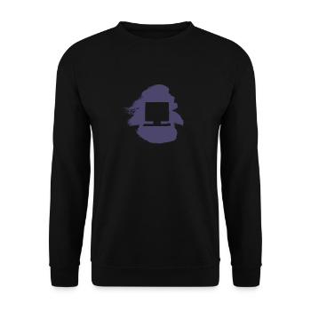 PC Computerarbeit Gamer - Unisex Pullover - Schwarz - Vorne - Alina (178cm) & Michal (187cm)
