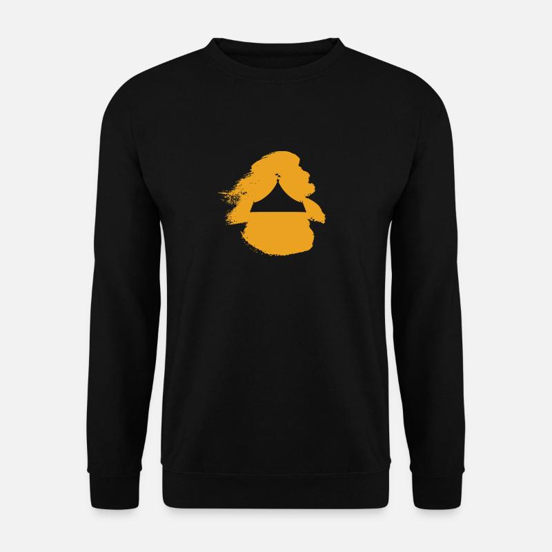 Elephant Circus Tent Elephant - Unisex Sweatshirt - black