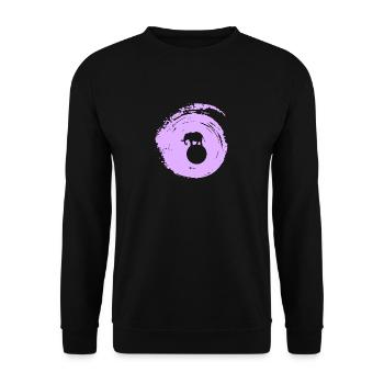 Elephant Clown Circus - Sweat-shirt Unisexe - noir - Devant - Alina (178cm) & Michal (187cm)