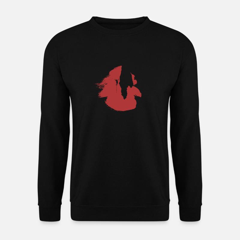 Mountaineers Rope Climbing Climbers - Unisex Sweatshirt - black