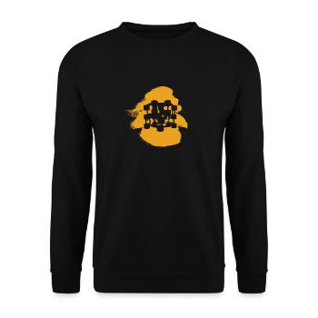 Cryptocurrency Cryptocurrency Blockchain - Unisex Sweatshirt - black - Front - Alina (178cm) & Michal (187cm)