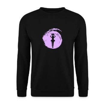 Cheerleading Cheerleader Cheerleading Girlie - Unisex Sweatshirt - black - Front - Alina (178cm) & Michal (187cm)