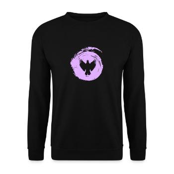 Papagei Vogel Kakadus - Unisex Pullover - Schwarz - Vorne - Alina (178cm) & Michal (187cm)