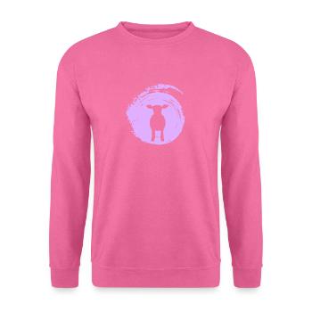Lait de bœuf Lait - Sweat-shirt Unisexe - rose - Devant