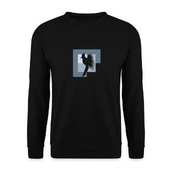 Cockatiel Nymphensittich Nymphensittich - Unisex Pullover - Schwarz - Vorne - Alina (178cm) & Michal (187cm)