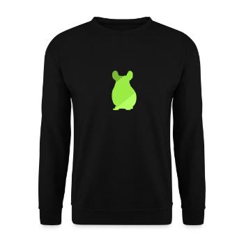 Chinchilla souris tamia - Sweat-shirt Unisexe - noir - Devant - Alina (178cm) & Michal (187cm)