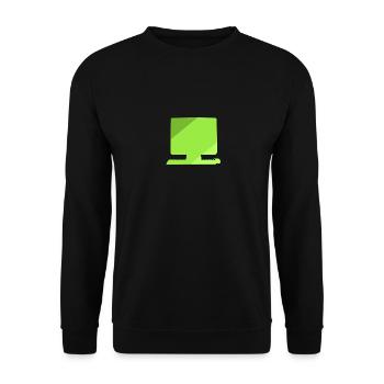 Computer Tech Tech - Unisex Pullover - Schwarz - Vorne - Alina (178cm) & Michal (187cm)