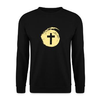 Église de la Croix du Christ - Sweat-shirt Unisexe - noir - Devant - Alina (178cm) & Michal (187cm)