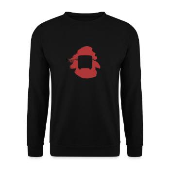 Busfahren Bus Schulbus - Unisex Pullover - Schwarz - Vorne - Alina (178cm) & Michal (187cm)