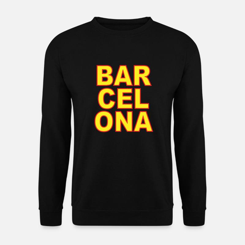 Barcelona - Unisex Pullover - Schwarz